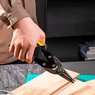 Kit 2 Tesouras Aviação Corte Reto Chapa Ferro