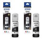 Kit 2 Tintas Epson Original 544 T544 - 2 Preto