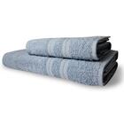 Kit 2 Toalhas Lisboa 1 Banho 1 Rosto Grossa 100% Algodão 430g