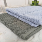 Kit 2 Toalhas P/pes Luxor 48/80  Azul E Cinza