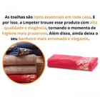 Kit 2 Toalhas Rosto Viena Azul Noite Lmpeter