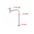 Kit 2 Torneira Banheiro Lavatorio Super Alta 1/4 De Volta