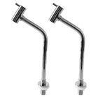 Kit 2 Torneiras De Banheiro E Lavatório Bica Alta 45°