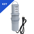 Kit 2 Torres De Tomada Totem Slim Manual Com Alça 3 Tom 20a C