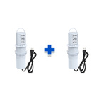 Kit 2 Torres De Tomada Totem Slim Manual Com Alça 3 Tom 20a P