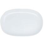 Kit 2 Travessas Oval Melamina 26x17cm Rasa Buffet Branca Rest