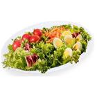 Kit 2 Travessas Oval Melamina 26x17cm Rasa Buffet Branca Rest