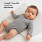 Kit 2 Travesseiros Almofada Bebê Antirefluxo Rampa Para Berço