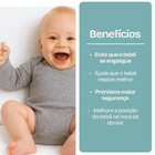 Kit 2 Travesseiros Almofada Bebê Antirefluxo Rampa Para Berço