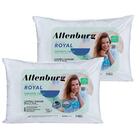 Kit 2 Travesseiros Altenburg Royal Fibra Siliconizada Percal