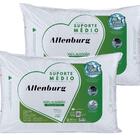 Kit 2 Travesseiros Altenburg Suporte Médio Percal 180 Fios