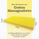 Kit 2 Travesseiros Alto De Fibra Siliconada + Placa De Espuma