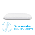 Kit 2 Travesseiros Basic Sky Nasa Viscoelástico 100% Algodão