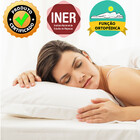 Kit 2 Travesseiros Espuma Ortopédico Firme Antialérgico 50x70