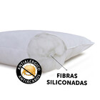Kit 2 Travesseiros Fibra Siliconada Antialérgico Macio 45x65c