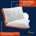 Kit 2 Travesseiros Percal Fibra Siliconada Xuxão Casen