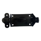 Kit 2 Trinco Fecho Chato Portão Porta Cadeado 11x5cm Preto