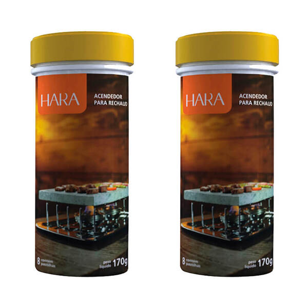 Kit 2 Tubos Acendedor P/ Réchaud  16 Pastilhas Álcool Sólido