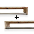 Kit 2 Un. Cabideiro Aéreo Arara Para Roupas De Closet