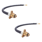 Kit 2 Un Mangueira Pigtail 50cm P45kg Engate Botijão P45kg