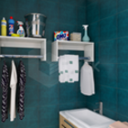 Kit 2 Uni Cabideiro Arara De Roupas Aereo Closet Lavanderia P