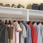 Kit 2 Uni Cabideiro Porta Cabides Arara De Roupas Prateleira