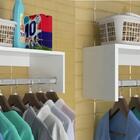 Kit 2 Unidades Araras Roupas Cabideiro Cm Branco