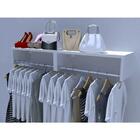 Kit 2 Unidades Cabideiro Araras Branco