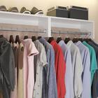 Kit 2 Unidades Cabideiro Araras Roupas Cm Branco