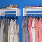 Kit 2 Unidades Cabideiros Arara Roupas