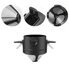 Kit 2 Unidades De Mini Coador De Café Individual Portátil Ino