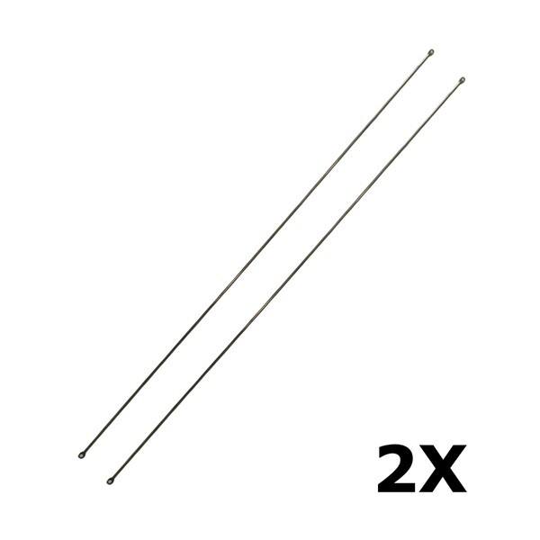 Kit 2 Vara Cremona Vareta Haste Aço Reforçada Janela Dourada