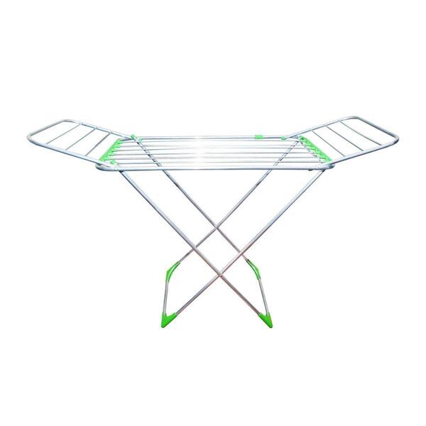 Kit 2 Varal De Chão Alumínio C/abas 1,60mx0,60mx0,90m