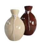 Kit 2 Vaso Bojudo Pequeno Decorativo Cêramica Decoração Sala