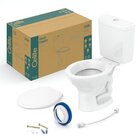 Kit 2 Vaso Sanitários Com Caixa Acoplada E Assento Saveiro Ce