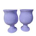 Kit 2 Vaso Taça Luxo Para Decoração De Casa E Festa Em Cêrami