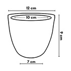 Kit 2 Vasos Cachepot De Cerâmica 6 Cores Para Decoração - Cin