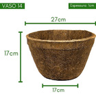 Kit 2 Vasos De Fibra De Coco Nº 14 - Coquim