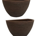 Kit 2 Vasos De Parede 18x33 Para Jardim Vertical