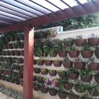 Kit 2 Vasos De Parede 18x33 Para Jardim Vertical