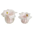 Kit 2 Vasos Porta Pincel Decorativo Cristal Murano 9/12cm Art