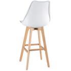 Kit - 2 X Banquetas + 4 X Cadeiras Estofadas Leda - Branco