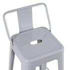 Kit - 2 X Banquetas Altas Iron Tolix Com Encosto - Industrial