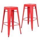 Kit - 2 X Banquetas Altas Iron Tolix - Industrial - Vintage -