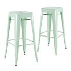 Kit - 2 X Banquetas Altas Iron Tolix - Industrial - Vintage -