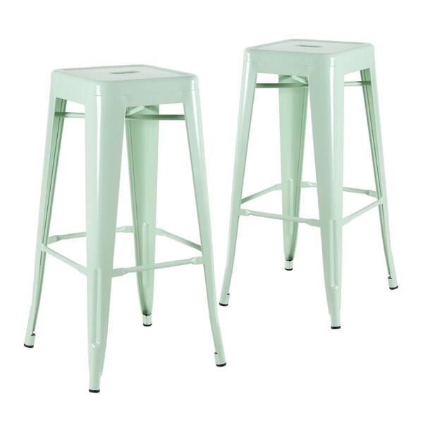 Kit - 2 X Banquetas Altas Iron Tolix - Industrial - Vintage -