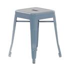 Kit - 2 X Banquetas Baixas Iron Tolix - 45 Cm - Design Indust