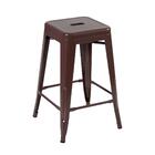 Kit - 2 X Banquetas Iron Tolix - 61 Cm - Industrial - Aço - V