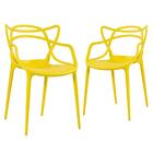 Kit - 2 X Cadeiras Allegra - Amarelo