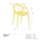 Kit - 2 X Cadeiras Allegra - Amarelo